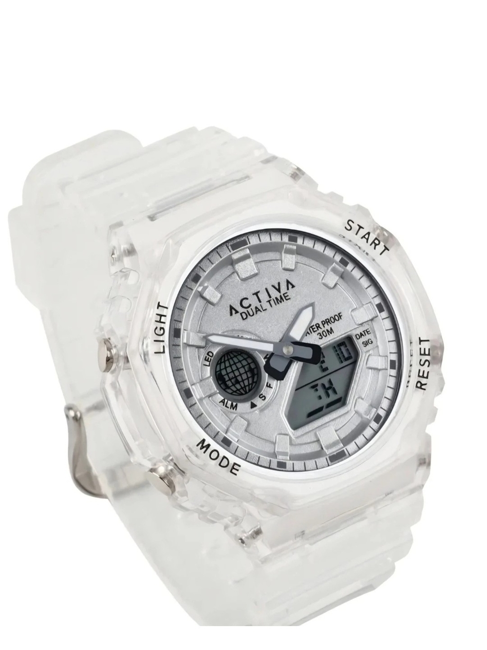 Activa Recon X Invicta Digital Unisex Watch - 45.5mm, Transparent, White 🔥🔥